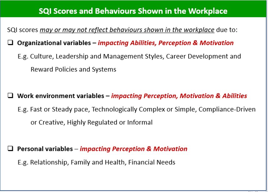 Robust and insightful - Success Quotient Intelligence